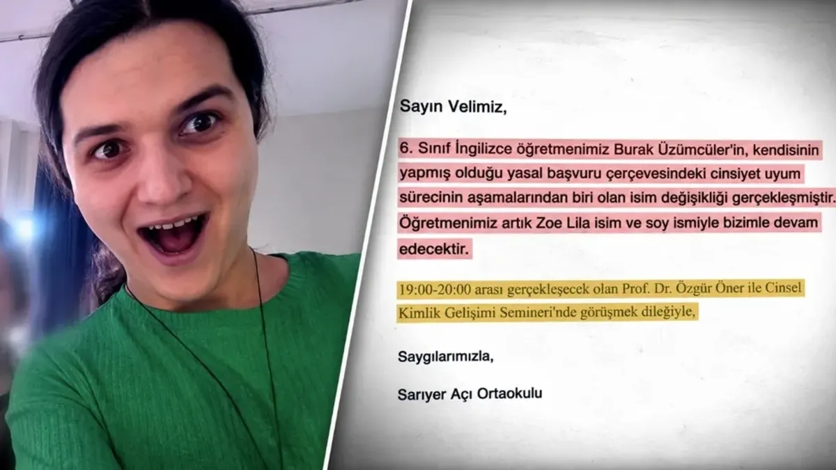 Özel Açı Ortaokulu'nda cinsiyet değiştiren öğretmen iddiasına MEB soruşturması