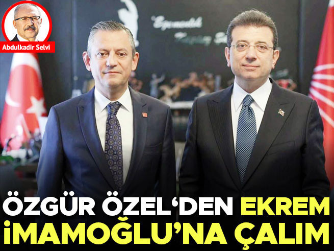 Özgür Özel'den Ekrem İmamoğlu'na Çalım