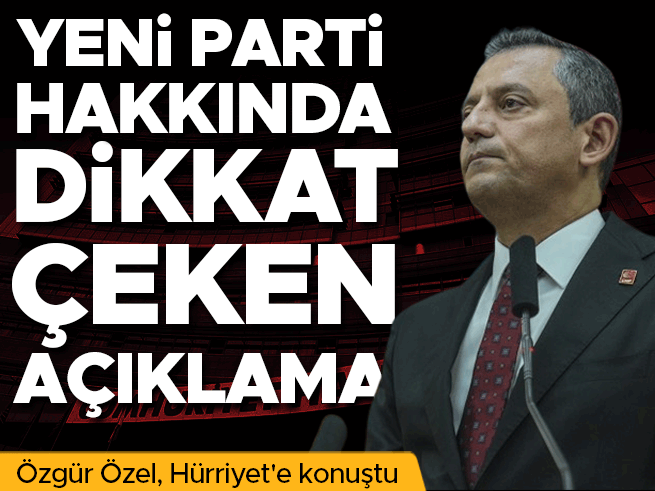 Özgür Özel'den FETÖ iddialarına sert tepki: 'Tüfeğin kabzasını yakıyorlar