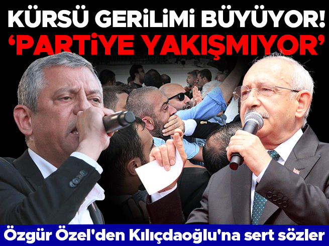 Özgür Özel'den Kılıçdaroğlu'na kürsü tepkisi: 'Partiye yakışmıyor