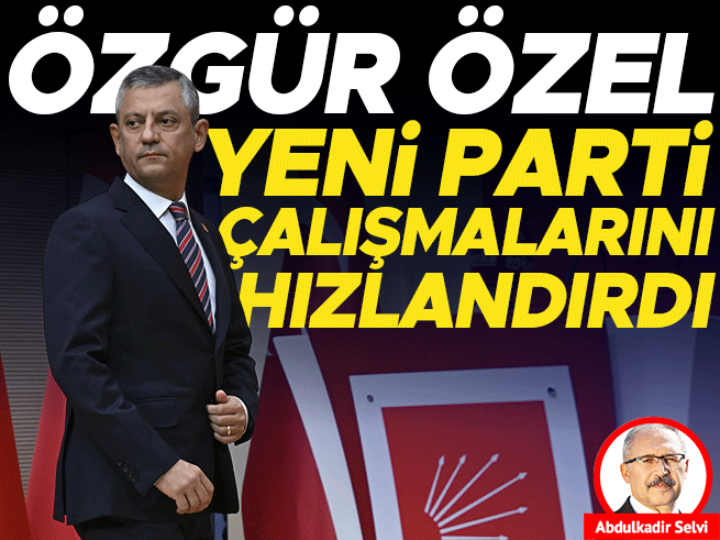 Özgür Özel'den yeni parti adımı: MYK olağanüstü toplandı