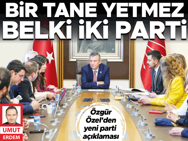 Özgür Özel: Yeni parti en kötü senaryoda seçenek, şu an gündemde değil