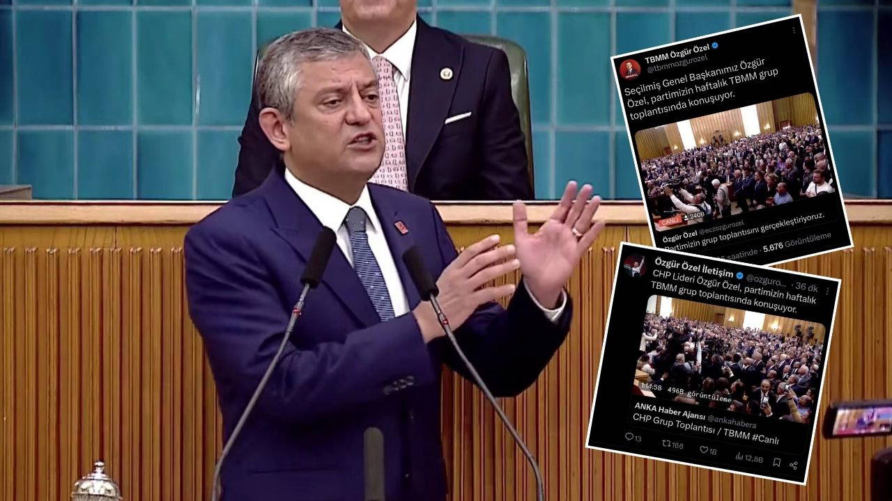 Özgür Özel'e Meclis'te büyük ilgi: Grup toplantısı 1 milyon izlendi