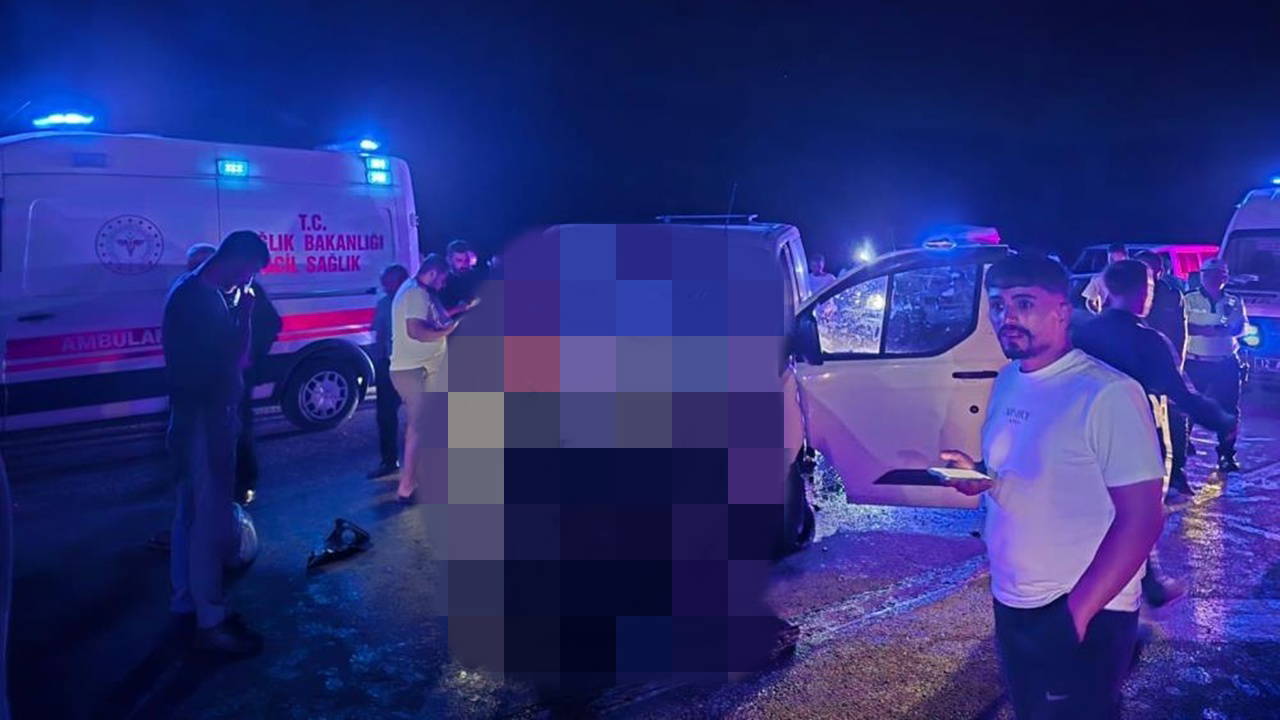 Panelvanın Ata Çarptığı Kazada 1 Ölü, 2 Yaralı