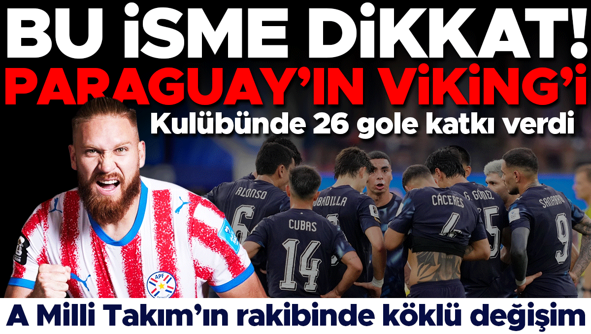 Paraguay'ın Viking'i Milli Takım'a Karşı: Alfaro'nun Kritik Hamlesi