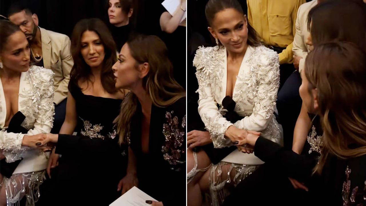Paris Moda Haftası'nda Hadise ve Jennifer Lopez sürpriz buluşması