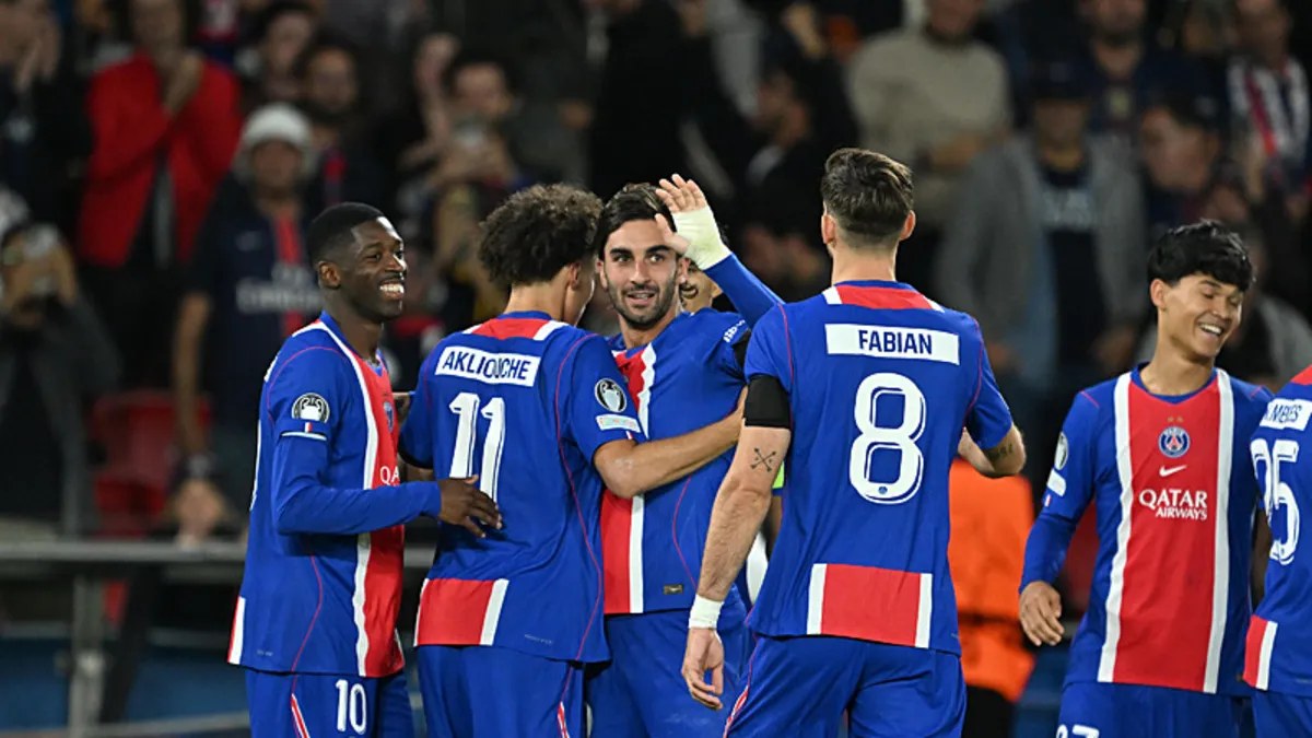 Paris Saint Germain, Slovan Bratislava’yı 6-1 Mağlup Etti