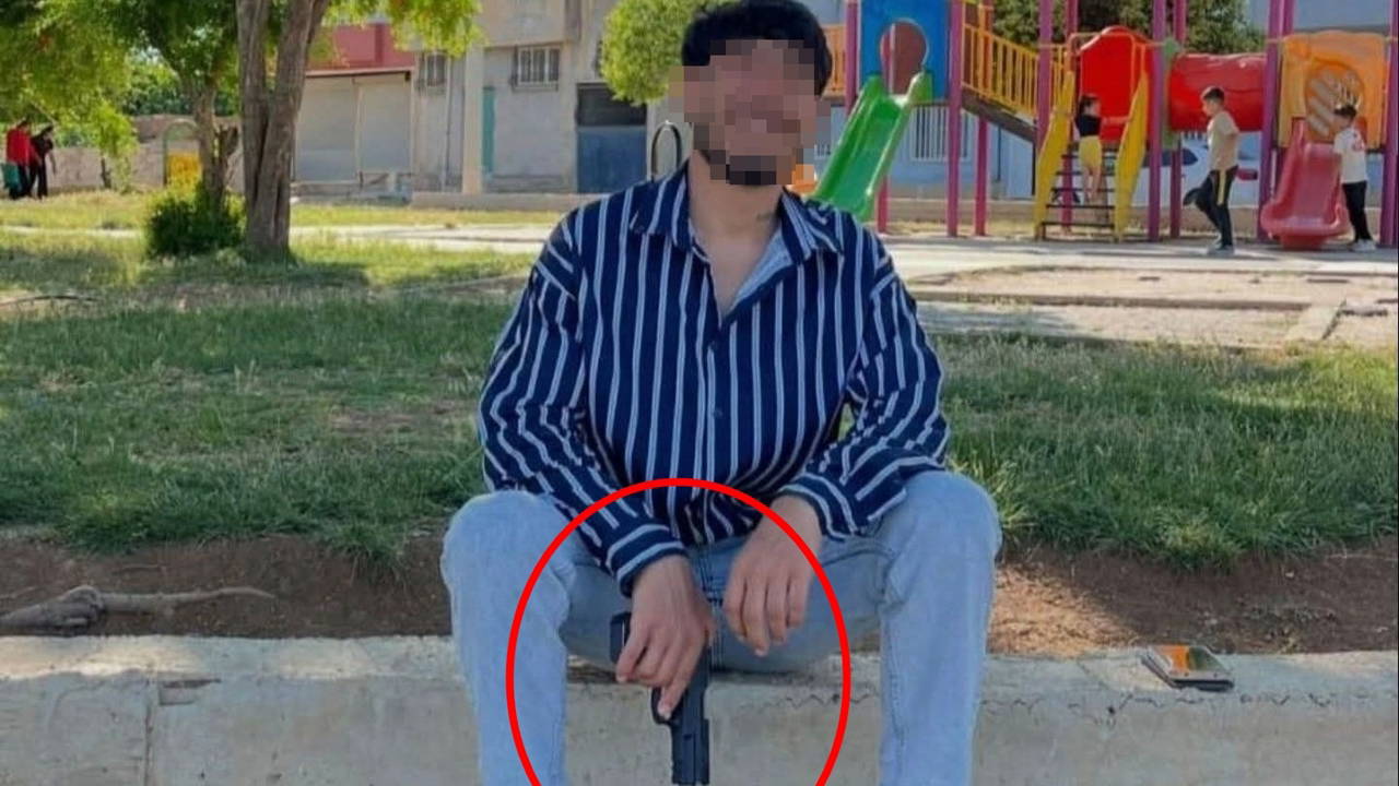 Park cinayetinde şüpheli saldırı öncesi silahlı fotoğraf paylaştı