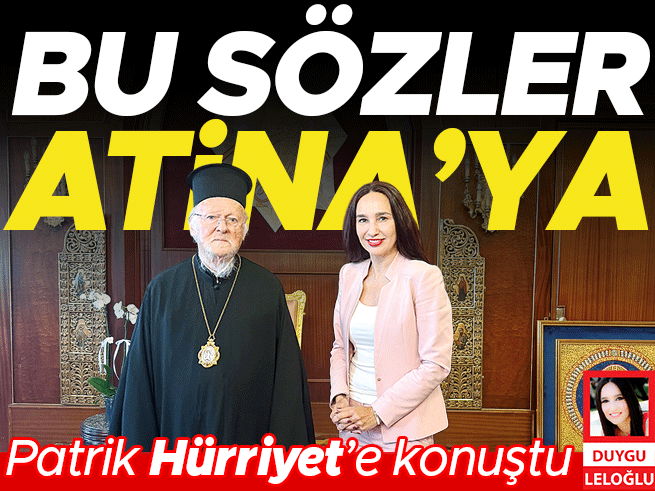 Patrik Bartholomeos'tan Atina'ya çağrı: Azınlıklar siyasi rehine olmasın