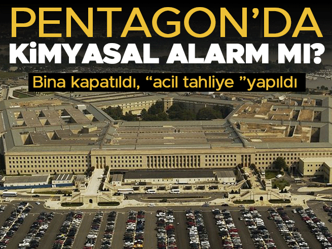 Pentagon'da kimyasal alarm: Bina kapatıldı, tahliye başlatıldı