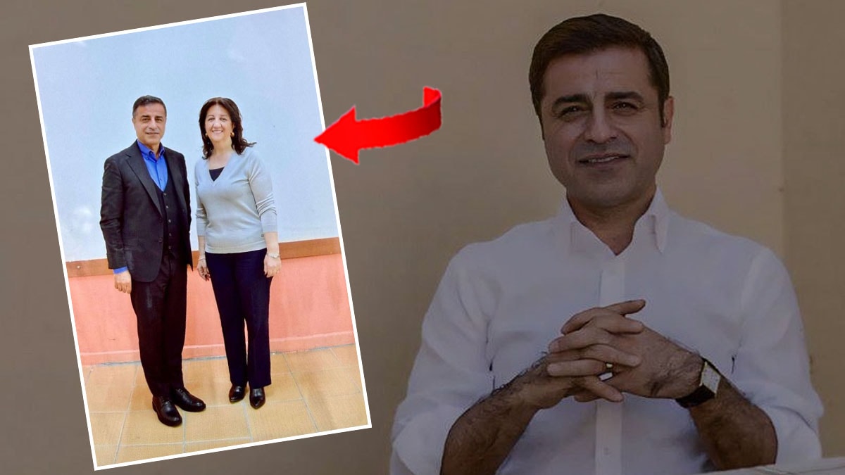 Pervin Buldan, Demirtaş'ın ziyaret fotoğrafını paylaştı