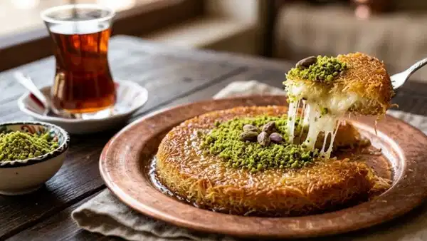 Peyniri Uzadıkça Uzayan Çıtır Künefe Tarifi