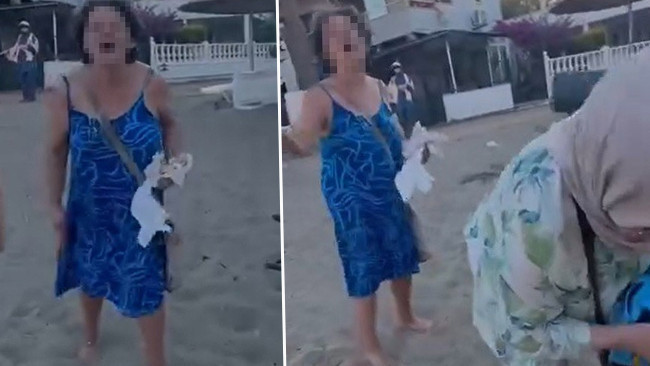 Plajda sözlü saldırı: Şüpheli kadın mahkemeye sevk edildi