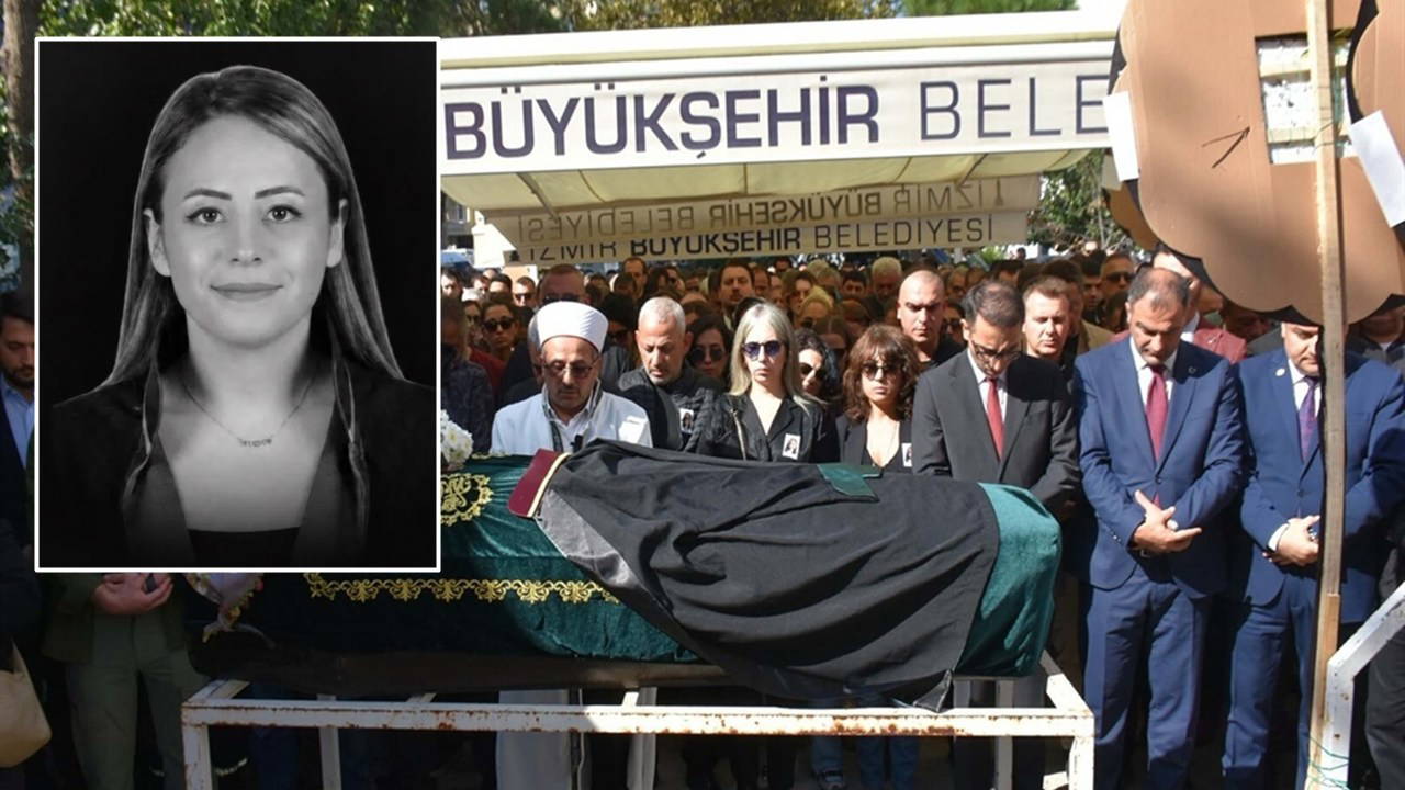 Polis nişanlısı tarafından öldürülen Avukat Özge Penbegül toprağa verildi