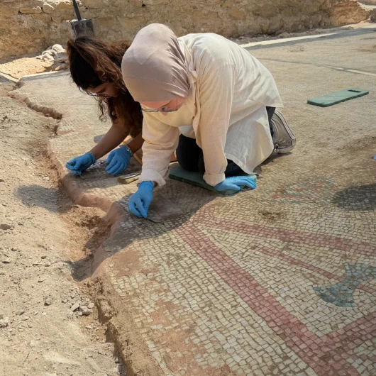 Pompeiopolis'te 105 metrekarelik dev mozaik bulundu
