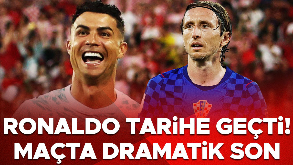 Portekiz Hırvatistan'ı Uzatmada Yıktı: Ronaldo Rekor Kırdı