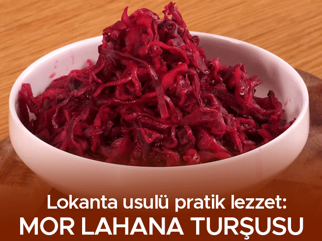 Pratik mor lahana turşusu tarifi: Dakikalar içinde hazır