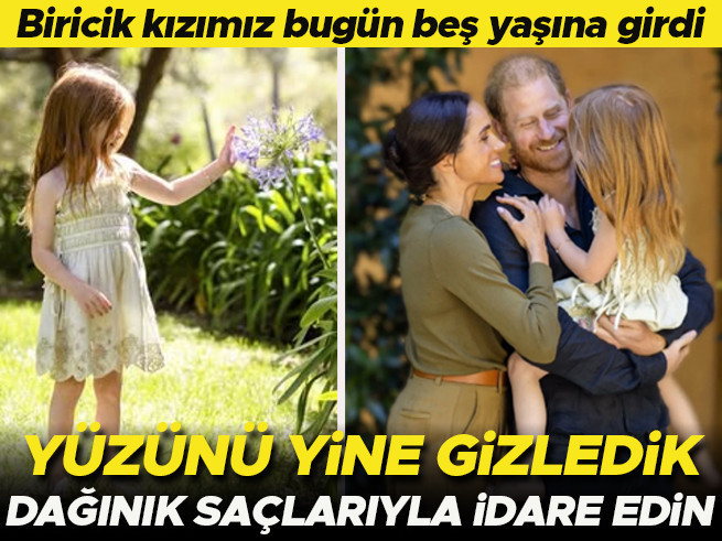 Prens Harry ve Meghan Markle'ın kızı Lilibet 5 yaşında