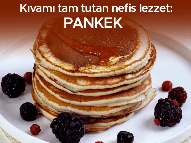 Puf puf kabaran pankek tarifi: Bal ve kırmızı meyvelerle lezzet şöleni