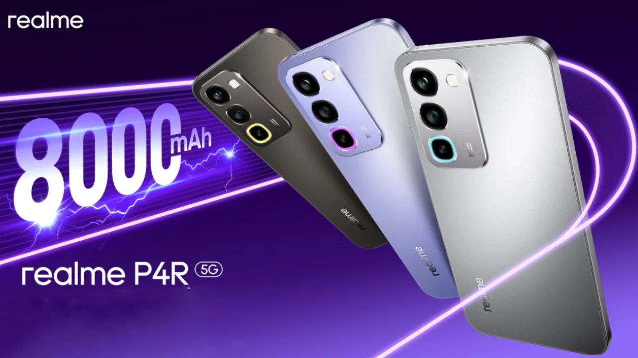 Realme P4R 5G, 8000mAH Batarya ile 10 Haziran'da Tanıtılıyor