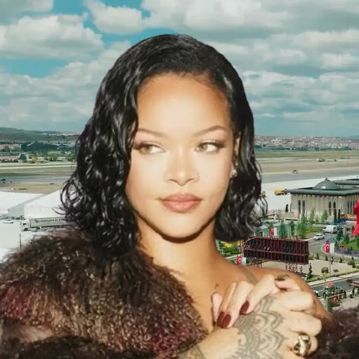 Rihanna'nın Instagram takip listesinde Ankara Havalimanı sürprizi