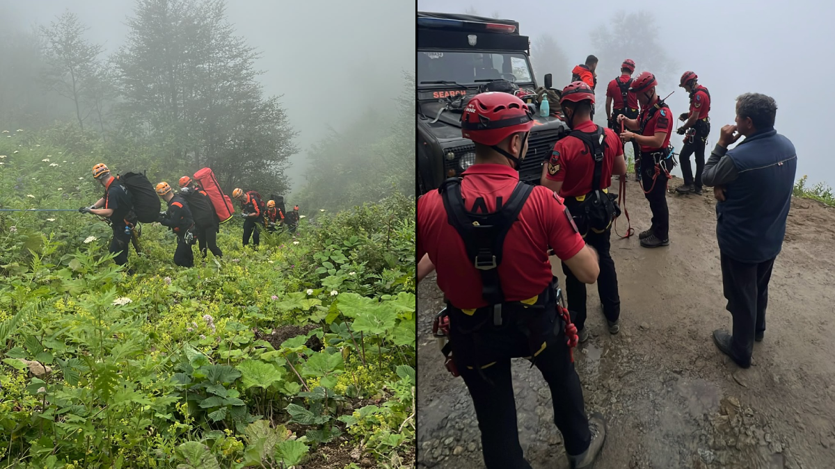Rize'de Kayıp 86 Yaşındaki Adam, Uçuruma Yuvarlanan Aracında Ölü Bulundu
