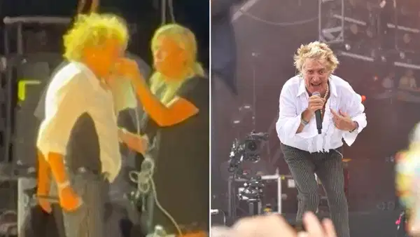 81 yaşındaki Rod Stewart sahnede korkuttu: Oksijen tüpüyle konser
