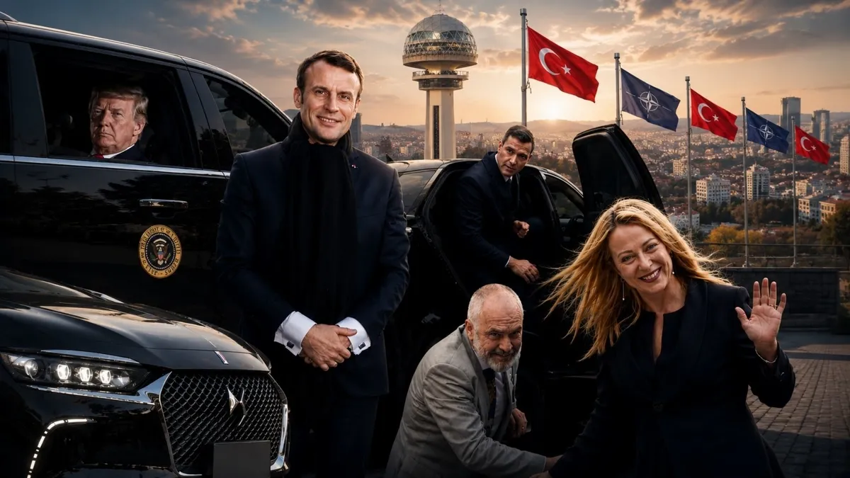 Roket işlemiyor lastiği patlasa da gidiyor: Liderlerin zırhlı araçları Ankara'ya geliyor