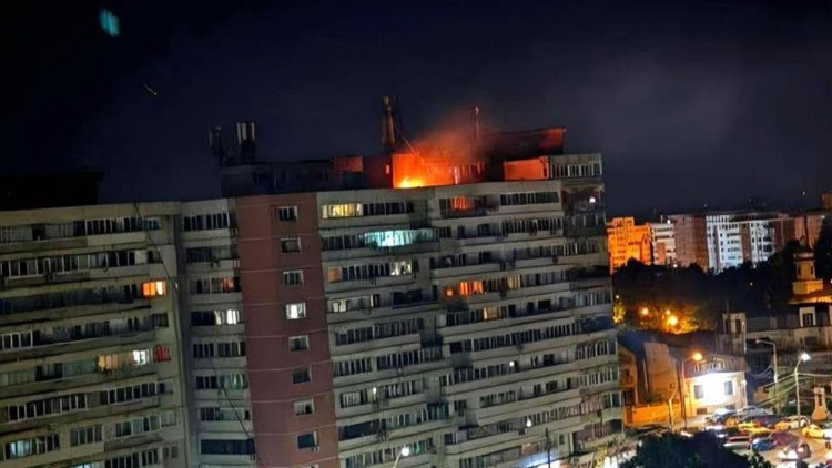 Romanya'da Rus İHA'sı Apartmana Düştü: 2 Yaralı