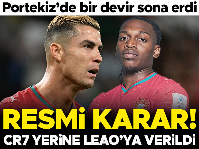 Ronaldo'nun yerine Leao! Karar çıktı