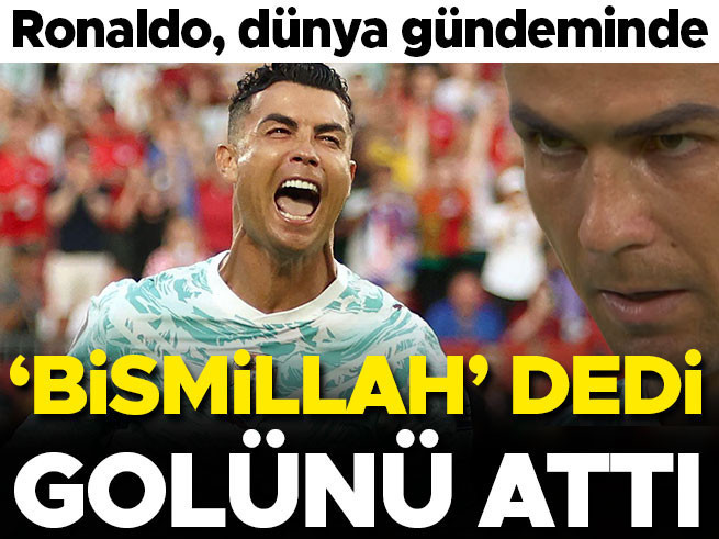 Ronaldo penaltı öncesi 'Bismillah' dedi, golü attı