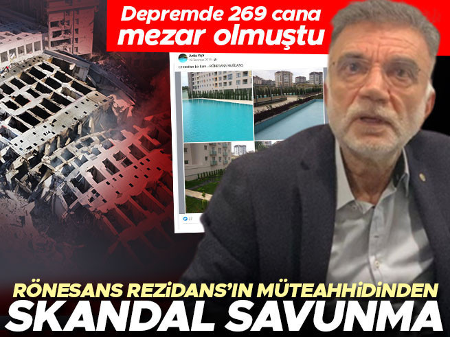 Rönesans Rezidans davasında skandal savunma: Deprem şiddeti