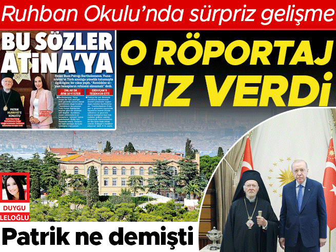 Ruhban Okulu için yeşil ışık iddiası: Erdoğan-Bartholomeos görüşmesinde kritik adım