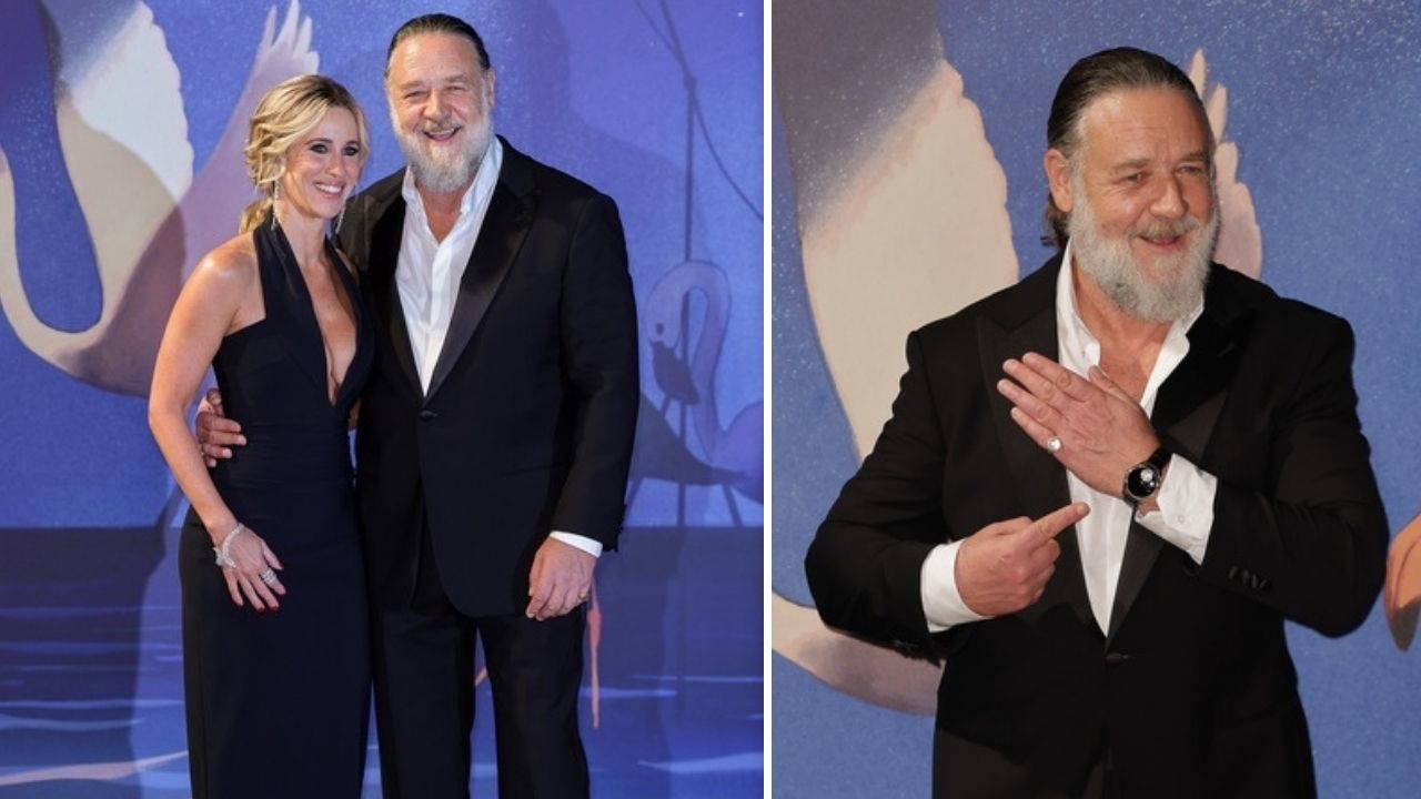 Russell Crowe Venedik'te Belgesel Prömiyerine Ailesiyle Katıldı