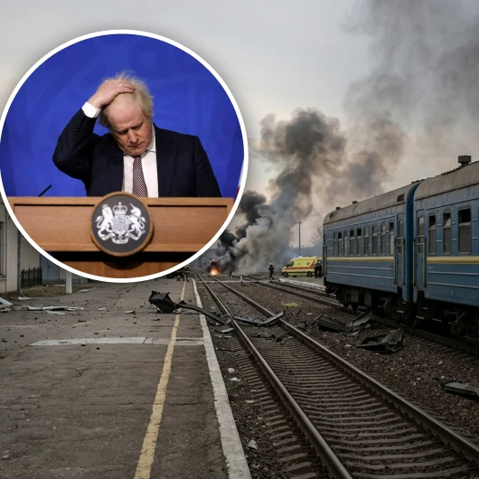 Rusya, Boris Johnson'un Trenine İHA Saldırısı Düzenledi: Dakikalarla Kurtuldu