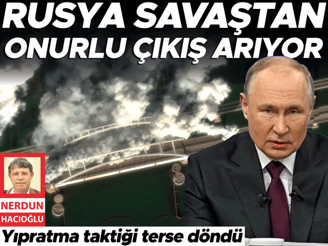 Rusya savaştan onurlu çıkış arıyor: Yıpratma taktiği tersine döndü