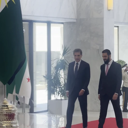 Şam'da Tarihi Buluşma: Ahmed Şara ve Neçirvan Barzani Görüştü