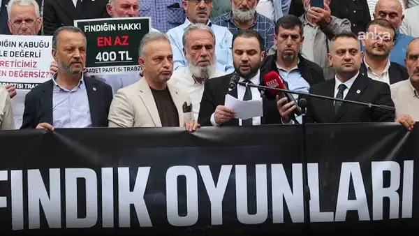 Saadet Partisi'nden fındık eylemi: Taban fiyat 400 TL olmalı