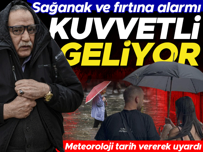 Sağanak ve gök gürültülü yağış geri dönüyor! Meteoroloji'den sarı kodlu uyarı