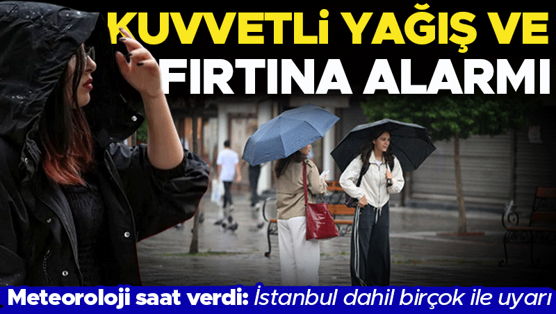 Sağanak Yağış Geliyor: Sıcaklıklar Düşüyor! Meteoroloji Uyardı