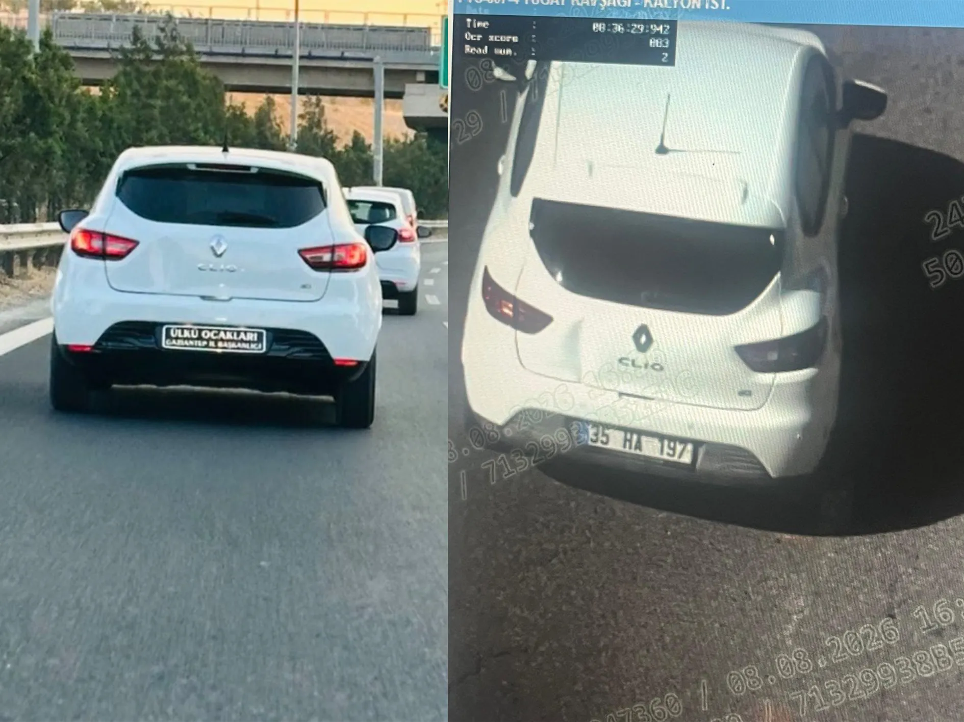 Sahte 'Ülkü Ocakları' plakalı araca rekor ceza! Trafikten men edildi