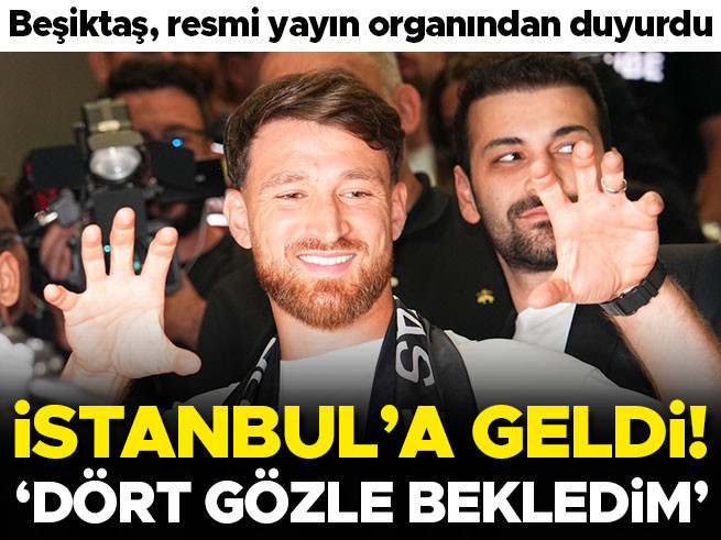 Salih Özcan Beşiktaş'a katıldı: 'Dört gözle bekledim