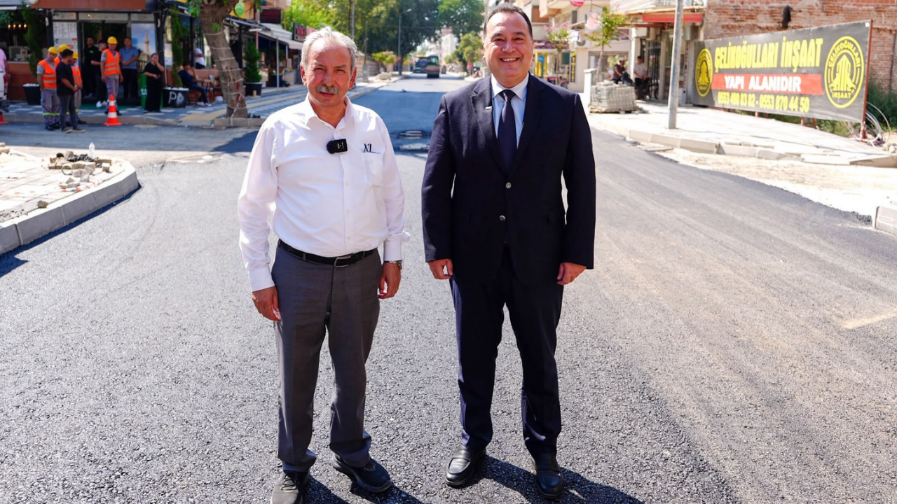 Salihli Şüheda Caddesi Yenileniyor