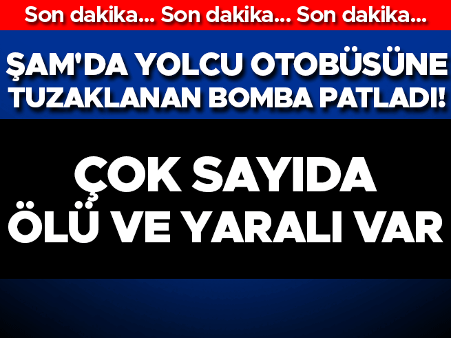 Şam'da Ceramana Mahallesi'nde şiddetli patlama: Ölü ve yaralılar var