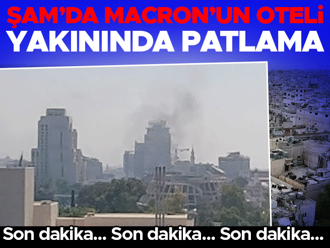 Şam'da patlama: Suriye'nin başkentinde büyük sesler duyuldu