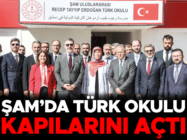Şam'da Türk Okulu İlk Ders Zilini Çaldı