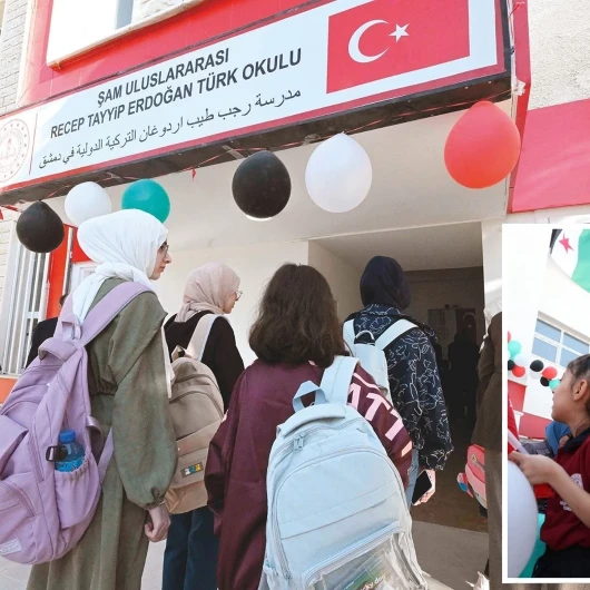 Şam'da Uluslararası Recep Tayyip Erdoğan Türk Okulu açıldı