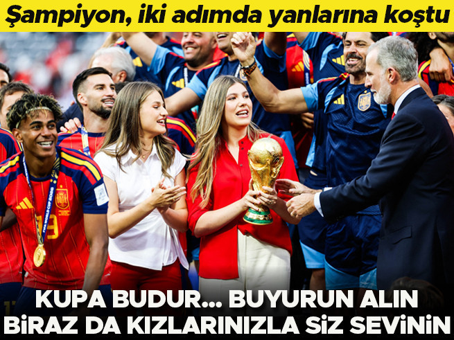 Şampiyon kızlarıyla sevinin dedi: Kraliyet ailesinden görkemli etkinlik