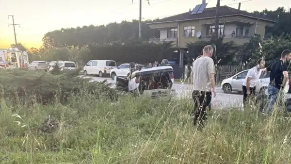 Samsun'da Feci Kaza: Otomobil Takla Attı, 6 Yaralı