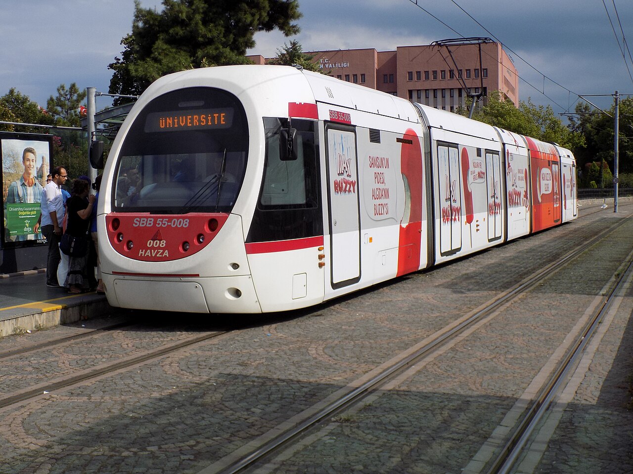 Samsun'un Raylı Sistem Filosuna İkinci Tramvay Ulaştı